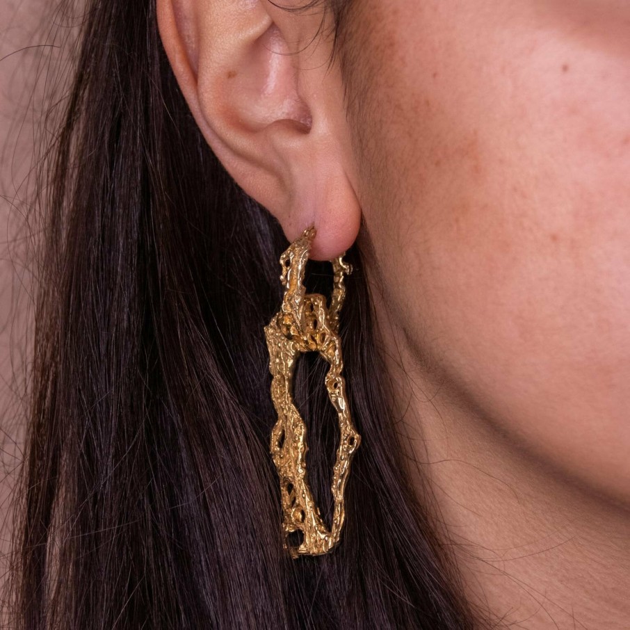 Earrings Loveness Lee | Espostoa Gold Recycled Silver Earrings