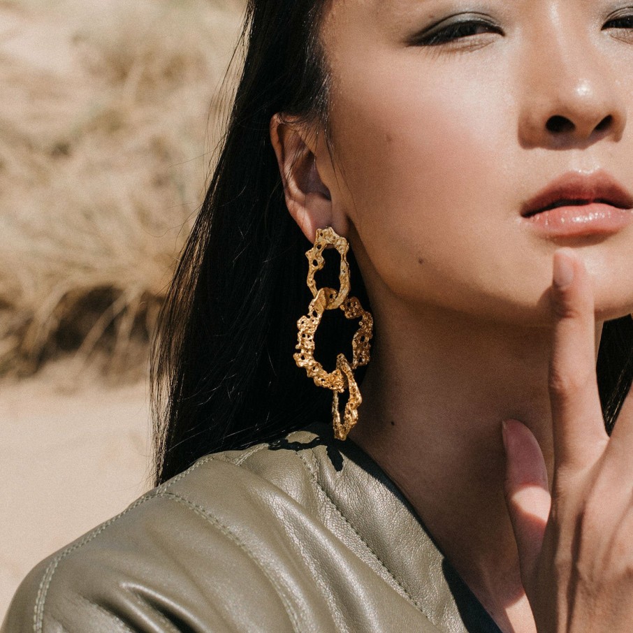 Earrings Loveness Lee | Saguaro Recycled Silver Earrings